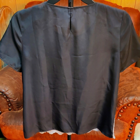 Xs J.Crew Lace and silk blouse - Picture 4 of 4